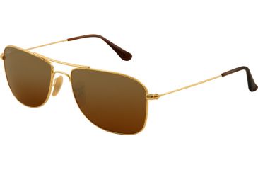 Image of Ray-Ban RB3477 Sunglasses 001/3K-5916 - Brown Frame, Brown Silver Mirror Gradient Lenses