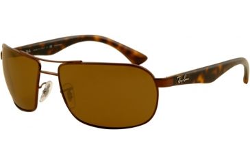 Image of Ray-Ban RB3492 Sunglasses 014/57-6216 - Brown Frame, Crystal Brown Lenses