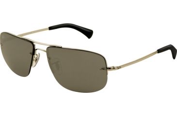 Image of Ray-Ban RB3497 Sunglasses 003/6G-5916 - Silver Frame, Gray Silver Mirror Lenses