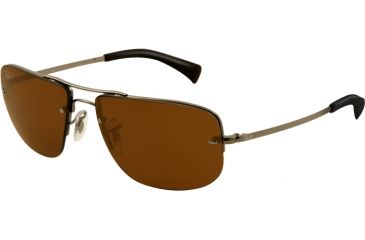 Image of Ray-Ban RB3497 Sunglasses- Gunmetal Frame, Brown Lenses 004/83-5916