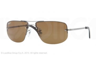 Image of Ray-Ban RB3497 Progressive Prescription Sunglasses RB3497-004-83-59 - Lens Diameter 59 mm, Lens Diameter 59 mm, Frame Color Gunmetal