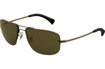 Image of Ray-Ban RB3497 Sunglasses- Gunmetal Frame, Green Lenses 004/9A-5916
