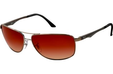Image of Ray-Ban RB3506 Single Vision Prescription Sunglasses RB3506-004-13-64 - Lens Diameter 64 mm, Frame Color Gunmetal