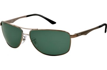 Image of Ray-Ban RB3506 Single Vision Prescription Sunglasses RB3506-004-71-61 - Lens Diameter 61 mm, Frame Color Gunmetal