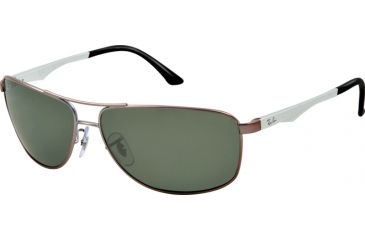 Image of Ray-Ban RB3506 Single Vision Prescription Sunglasses RB3506-029-9A-61 - Lens Diameter 61 mm, Frame Color Matte Gunmetal