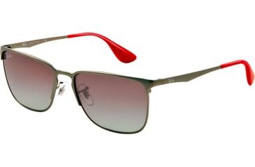 Image of Ray-Ban RB3508 Single Vision Prescription Sunglasses RB3508-029-11-56 - Lens Diameter 56 mm, Lens Diameter 56 mm, Frame Color Matte Gunmetal