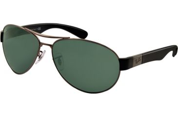 Image of Ray-Ban RB3509 Single Vision Prescription Sunglasses RB3509-004-71-63 - Lens Diameter 63 mm, Lens Diameter 63 mm, Frame Color Gunmetal