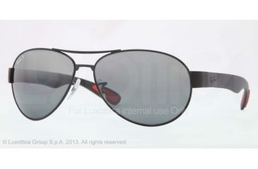Image of Ray-Ban RB3509 Single Vision Prescription Sunglasses RB3509-006-82-66 - Lens Diameter 66 mm, Frame Color Matte Black