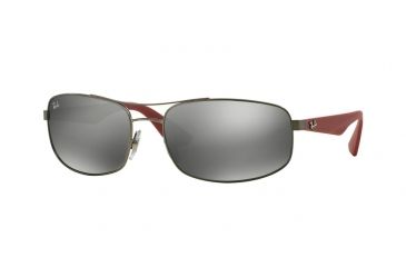 Image of Ray-Ban RB3527 Progressive Prescription Sunglasses RB3527-029-6G-61 - Lens Diameter 61 mm, Frame Color Matte Gunmetal