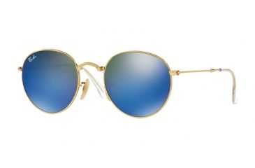 Image of Ray-Ban RB3532 Single Vision Prescription Sunglasses RB3532-001-68-50 - Lens Diameter 50 mm, Frame Color Gold
