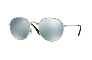 Image of Ray-Ban RB3532 Single Vision Prescription Sunglasses RB3532-003-30-53 - Lens Diameter 53 mm, Frame Color Silver