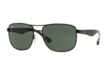 Image of Ray-Ban RB3533 Single Vision Prescription Sunglasses RB3533-002-71-57 - Lens Diameter 57 mm, Frame Color Black