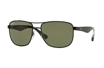Image of Ray-Ban RB3533 Single Vision Prescription Sunglasses RB3533-002-9A-57 - Lens Diameter 57 mm, Frame Color Black