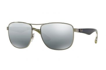Image of Ray-Ban RB3533 Single Vision Prescription Sunglasses RB3533-004-88-57 - Lens Diameter 57 mm, Frame Color Gunmetal