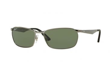 Image of Ray-Ban RB3534 Single Vision Prescription Sunglasses RB3534-004-58-59 - Lens Diameter 59 mm, Frame Color Gunmetal