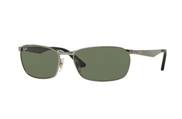 Image of Ray-Ban RB3534 Single Vision Prescription Sunglasses RB3534-004-62 - Lens Diameter 62 mm, Frame Color Gunmetal