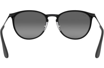 Image of Ray-Ban RB3539 Sunglasses 002/T3-54 - Shiny Black Frame, Light Grey Gradient Grey Polar Lenses