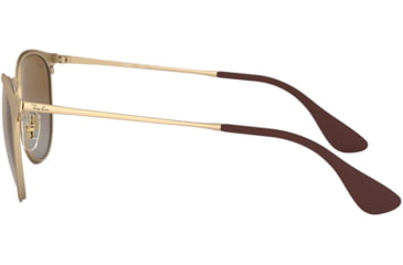 Image of Ray-Ban RB3539 Sunglasses 112/T5-54 - Matte Gold Frame, Light Grey Grad Brown Polar Lenses