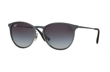 Image of Ray-Ban RB3539 Sunglasses 192/8G-54 - Shot Grey Metallic Frame, Grey Gradient Lenses