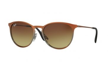 Image of Ray-Ban RB3539 Sunglasses 193/13-54 - Shot Brown Metallic Frame, Light Brown Grad Brown Lenses