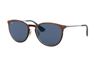 Image of Ray-Ban RB3539 Sunglasses 913280-54 - Havana Frame, Dark Blue Lenses