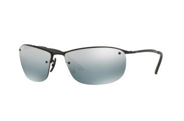 Image of Ray-Ban RB3542 Single Vision Prescription Sunglasses RB3542-002-5L-63 - Lens Diameter 63 mm, Frame Color Shiny Black