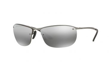 Image of Ray-Ban RB3542 Single Vision Prescription Sunglasses RB3542-029-5J-63 - Lens Diameter 63 mm, Frame Color Matte Gunmetal