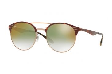 Image of Ray-Ban RB3545 Progressive Prescription Sunglasses RB3545-9074W0-54 - Lens Diameter 54 mm, Frame Color Copper On Top Havana