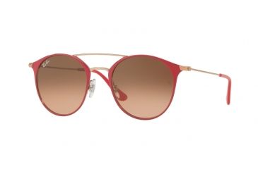 Image of Ray-Ban RB3546 Single Vision Prescription Sunglasses RB3546-907271-49 - Lens Diameter 49 mm, Frame Color Copper On Top Red
