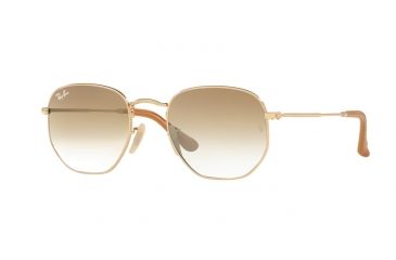 Image of Ray-Ban RB3548N Sunglasses 001/51-51 - Gold Frame, Brown Gradient Lenses
