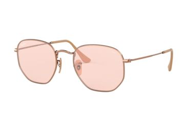 Image of Ray-Ban RB3548N Sunglasses 91310X-54 - Copper Frame, Evolve Light Pink Lenses