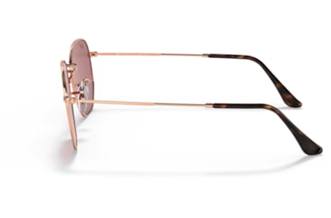 Image of Ray-Ban RB3548N Sunglasses, Polarized Purple Lenses, Rose Gold, 51, RB3548N-9202AF-51