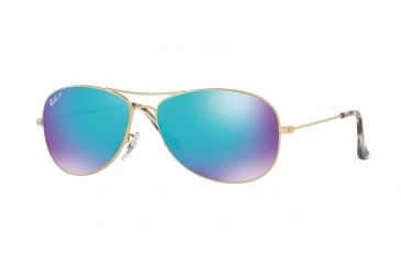 Image of Ray-Ban RB3562 Bifocal Prescription Sunglasses RB3562-112-A1-59 - Lens Diameter 59 mm, Frame Color Matte Gold