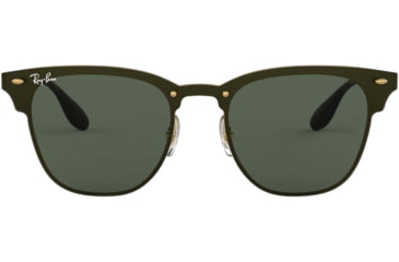 Image of Ray-Ban RB3576N Sunglasses 043/71-47 - Brusched Gold Frame, Dark Green Lenses