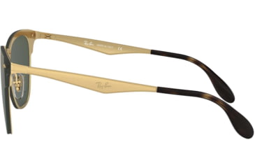 Image of Ray-Ban RB3576N Sunglasses 043/71-47 - Brusched Gold Frame, Dark Green Lenses