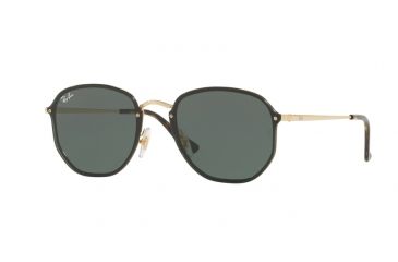 Image of Ray-Ban BLAZE HEXAGONAL RB3579N Single Vision Prescription Sunglasses RB3579N-001-71-58 - Lens Diameter 58 mm, Frame Color Arista