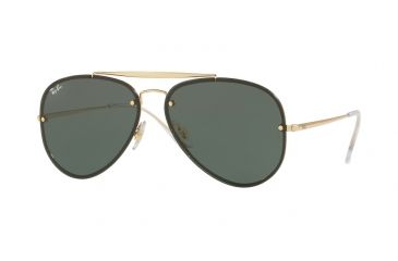 Image of Ray-Ban BLAZE AVIATOR RB3584N Progressive Prescription Sunglasses RB3584N-905071-58 - Lens Diameter 58 mm, Frame Color Gold