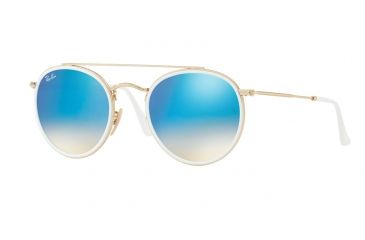 Image of Ray-Ban RB3647N Bifocal Prescription Sunglasses RB3647N-001-4O-51 - Lens Diameter 51 mm, Frame Color Gold