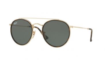 Image of Ray-Ban RB3647N Bifocal Prescription Sunglasses RB3647N-001-51 - Lens Diameter 51 mm, Frame Color Gold