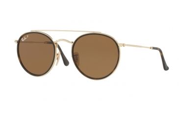 Image of Ray-Ban RB3647N Bifocal Prescription Sunglasses RB3647N-001-57-51 - Lens Diameter 51 mm, Frame Color Gold