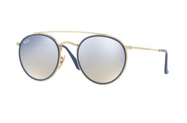Image of Ray-Ban RB3647N Bifocal Prescription Sunglasses RB3647N-001-9U-51 - Lens Diameter 51 mm, Frame Color Gold