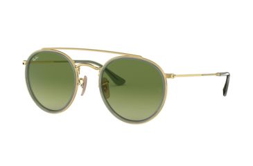 Image of Ray-Ban RB3647N Bifocal Prescription Sunglasses, 51mm, Gold, RB3647N-91224M-51-BI