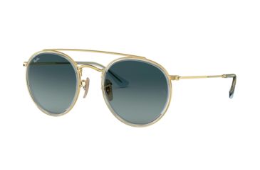 Image of Ray-Ban RB3647N Bifocal Prescription Sunglasses, 51mm, Gold, RB3647N-91233M-51-BI