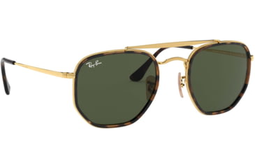 Image of Ray-Ban RB3648M The Marshal II Sunglasses, Green Lenses, 001-52