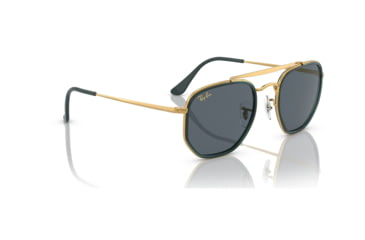 Image of Ray-Ban RB3648M The Marshal II Sunglasses, Legend Gold Frame, Blue Lens, 52, RB3648M-9241R5-52