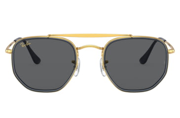 Image of Ray-Ban RB3648M The Marshal II Sunglasses, Legend Gold Frame, Dark Grey Lens, 52, RB3648M-9240B1-52