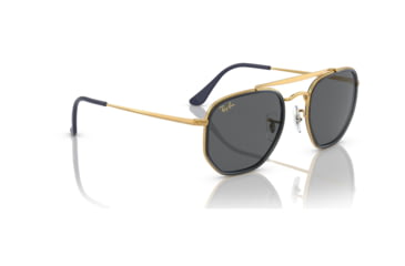 Image of Ray-Ban RB3648M The Marshal II Sunglasses, Legend Gold Frame, Dark Grey Lens, 52, RB3648M-9240B1-52