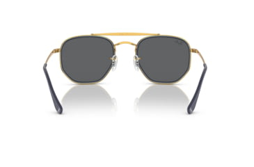 Image of Ray-Ban RB3648M The Marshal II Sunglasses, Legend Gold Frame, Dark Grey Lens, 52, RB3648M-9240B1-52