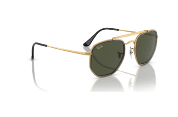 Image of Ray-Ban RB3648M The Marshal II Sunglasses, Legend Gold Frame, Green Lens, 52, RB3648M-923931-52