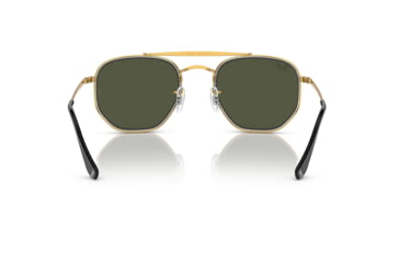 Image of Ray-Ban RB3648M The Marshal II Sunglasses, Legend Gold Frame, Green Lens, 52, RB3648M-923931-52
